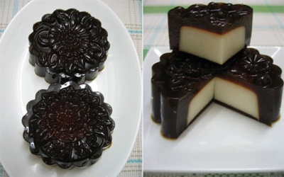 Bánh Trung thu rau câu nhân caramen - lạ mà ngon!