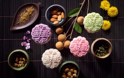 Độc đáo với bánh trung thu ở các nước châu Á