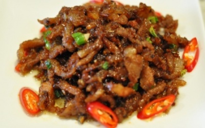 Tóp mỡ chiên tỏi ớt đưa cơm ngày mưa gió