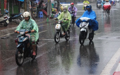Cuối tuần Bắc Bộ và Bắc Trung Bộ có mưa dông diện rộng
