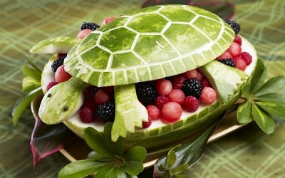 Cách tỉa hoa quả xinh yêu cho mâm cỗ Trung thu