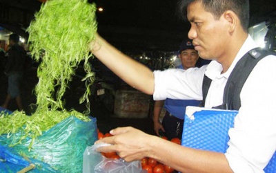 Truy tìm người ngâm rau muống bào với hóa chất độc
