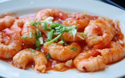 Chua cay món tôm sốt chua ngọt