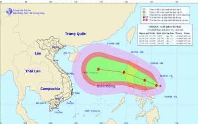Cuối tuần bão mạnh cấp 12 sẽ vào biển Đông?