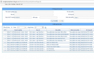 VIKO 8- Pháp bị xử vì dùng Phiếu kết quả kiểm nghiệm giả 
