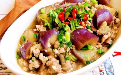Cà tím xào thịt bằm ngon cơm