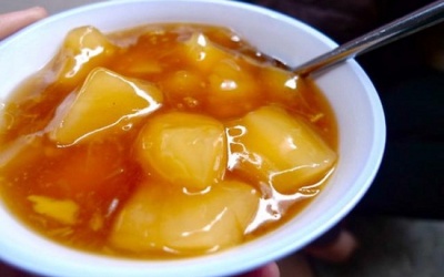 Chè sắn nóng hổi, thổi bay gió lạnh đầu đông
