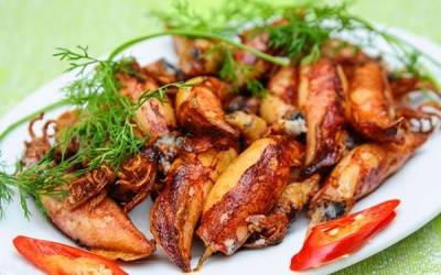 Đón gió mùa cùng món mực chiên nước mắm