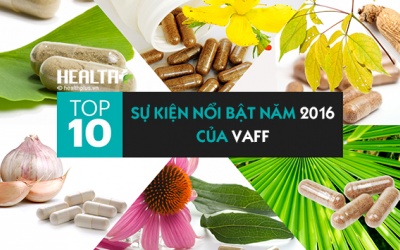 10 sự kiện nổi bật năm 2016 của Hiệp hội Thực phẩm chức năng Việt Nam
