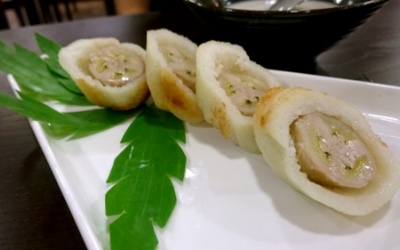 Quà vặt chiều đông - Bánh chuối bọc nếp nướng 