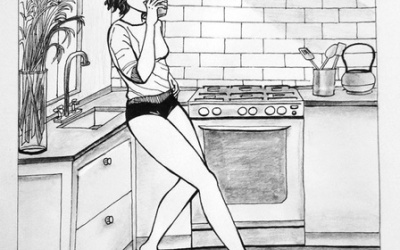 Chùm tranh tiết lộ những bí mật thú vị khi con gái ở nhà một mình