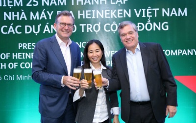 Công ty TNHH Nhà máy bia Heineken Việt Nam kỷ niệm 25 năm thành lập