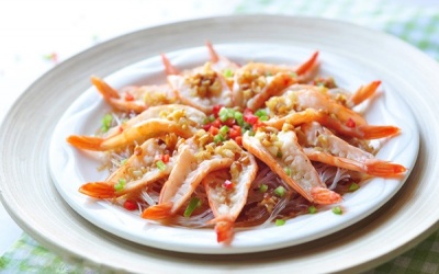Cuối tuần làm miến tôm hấp đãi cả nhà