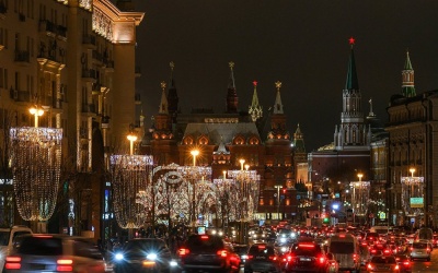 Choáng ngợp với khung cảnh rực rỡ đón năm mới của thành phố Moscow