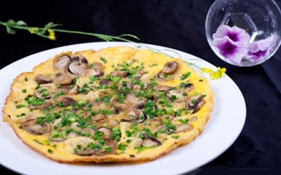 Thơm ngon - béo ngậy món trứng đúc nấm