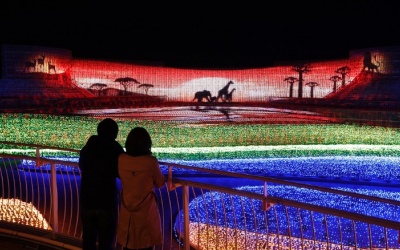 Nhật Bản: Lễ hội ánh sáng mùa đông rực rỡ với 8 triệu bóng đèn LED