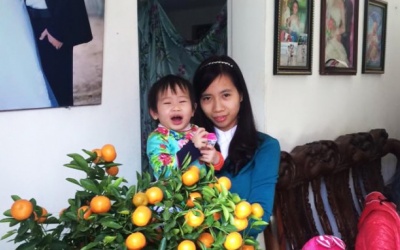 Mẹ mừng nhất là con hết táo lại ăn ngon!