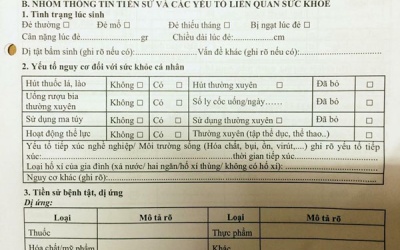 Thu thập thông tin lập hồ sơ sức khỏe cần hướng dẫn cụ thể theo từng đối tượng phù hợp