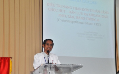 Trị bệnh nang thận bằng ống thông, không cần phẫu thuật