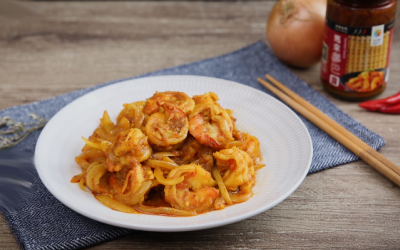 Tôm sốt cay sambal hấp dẫn