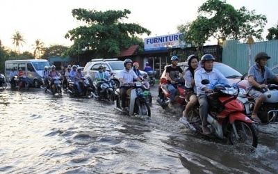 Trung Bộ và Nam Bộ tiếp tục có mưa to vào chiều tối