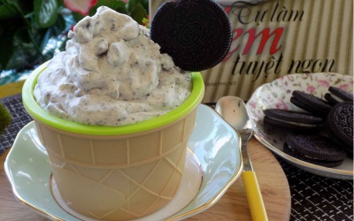 Cách làm kem oreo ngon mê ly