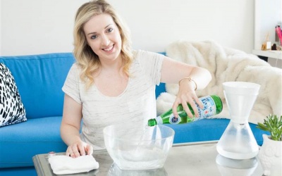 Bí quyết chăm sóc da bằng... nước có gas