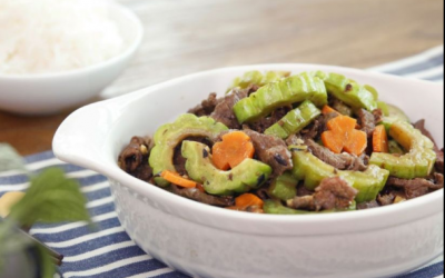 Thịt bò xào mướp đắng ngon tuyệt
