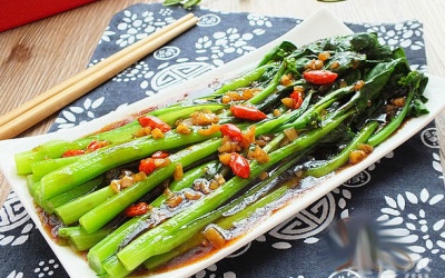 Cải ngồng sốt dầu hào cực ngon cơm