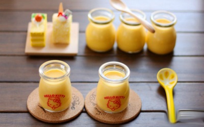 Tráng miệng với pudding bí ngô thanh mát
