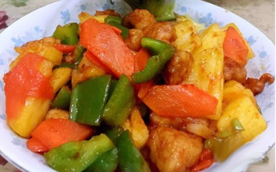 Gà xào dứa đơn giản mà ngon
