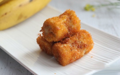 Ngon lạ món bánh chuối chiên xù