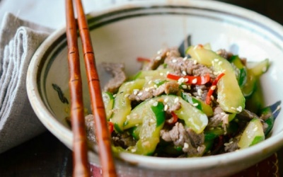 Ngon lạ: Thịt bò xào dưa chuột đơn giản mà đưa cơm