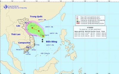 Cảnh báo mưa lớn ở Bắc Bộ do áp thấp nhiệt đới