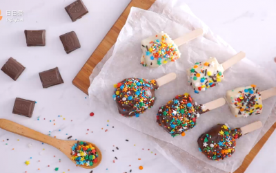Món ăn vặt ngon: Chuối bọc chocolate ngọt ngào