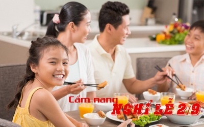 Chỉ dẫn ăn uống lành mạnh trong dịp nghỉ lễ 2/9
