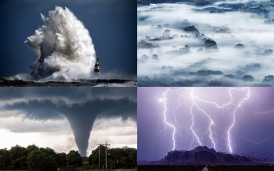 Bộ ảnh đầy ấn tượng thể hiện sức mạnh khi 'Mẹ thiên nhiên' nổi giận