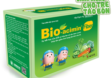 Bio-acimin Fiber: Tăng chất xơ, chẳng sợ táo bón