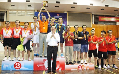 LCH Nhà báo Bộ Công An giành HCV Giải bóng bàn Cúp Hội nhà báo năm 2017