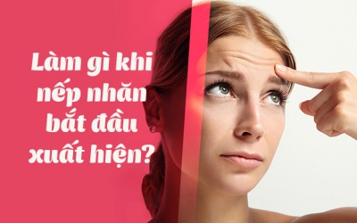 Infographic: Phải làm gì khi da bạn bắt đầu xuất hiện nếp nhăn? 