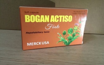Thu hồi Giấy xác nhận công bố của sản phẩm bảo vệ gan Bogan actiso forte