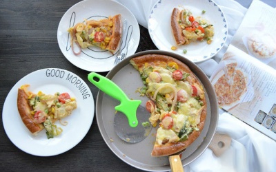 Làm bánh pizza gà thơm ngon tại nhà