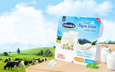 Sữa chua Vinamilk đồng hành cùng hàng triệu người tiêu dùng Việt