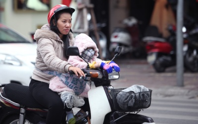 Không khí lạnh sẽ tăng cường mạnh thêm vào ngày cuối năm