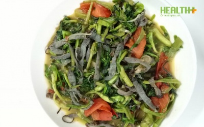 Bông thùa xào cần – Món ăn đặc sản Quảng Ninh