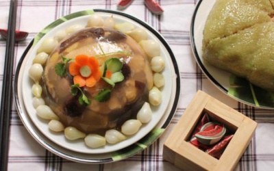 Thịt ngan nấu đông, chuẩn vị cho ngày Tết