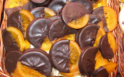 Cách làm kẹo cam lát, nhúng chocolate - món quà valentine ý nghĩa