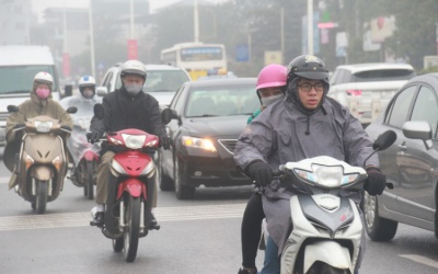 Không khí lạnh bắt đầu tràn vào Trung Bộ