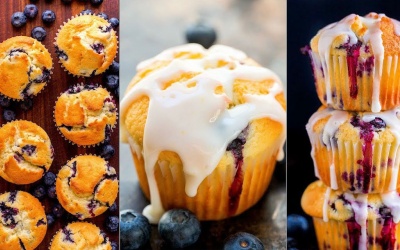 Làm bánh muffin việt quất bông xốp, mềm mịn và ngọt ngào
