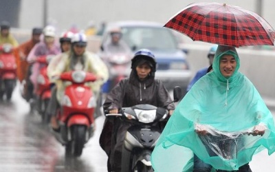 Bắc Bộ có mưa rào do ảnh hưởng của không khí lạnh tăng cường